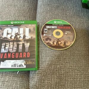 Microsoft Xbox One Call of Duty Vanguard Game - Green Case